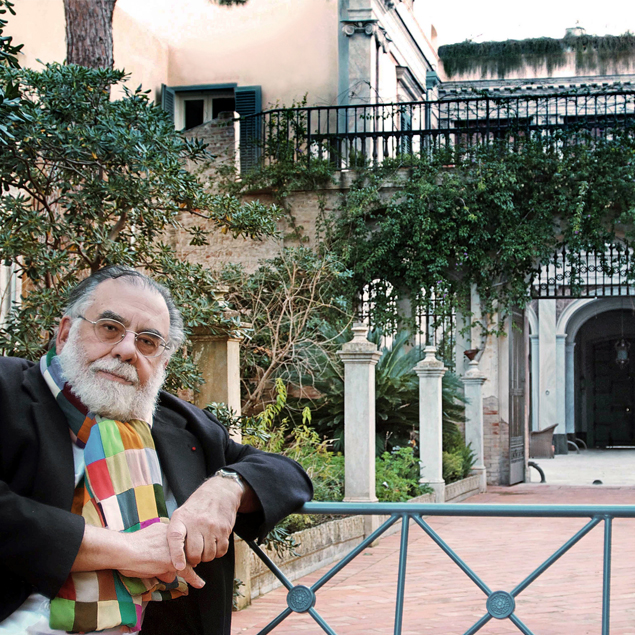 Francis Ford Coppola nel suo bellissimo Palazzo Margherita