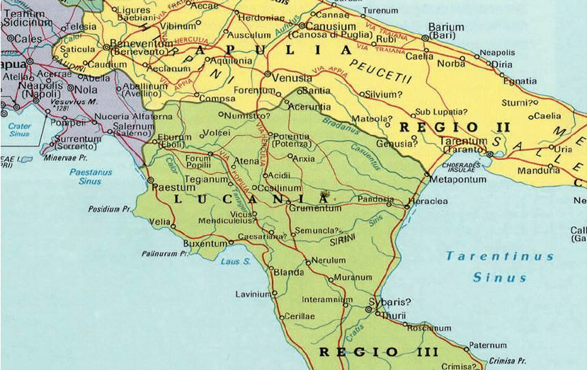 Mappa con ubicazione di Nerulum