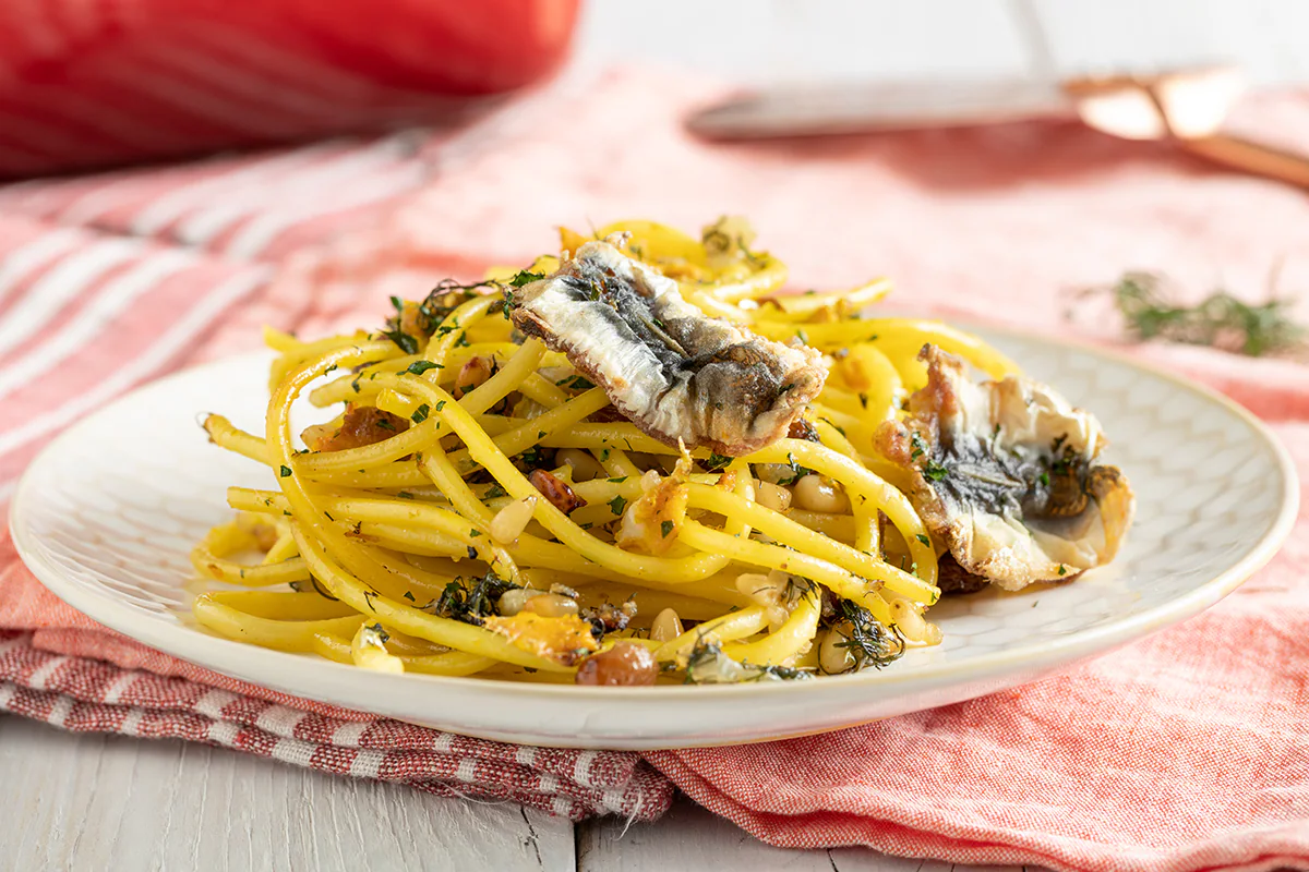 pasta con le sarde, la sicilia in tavola
