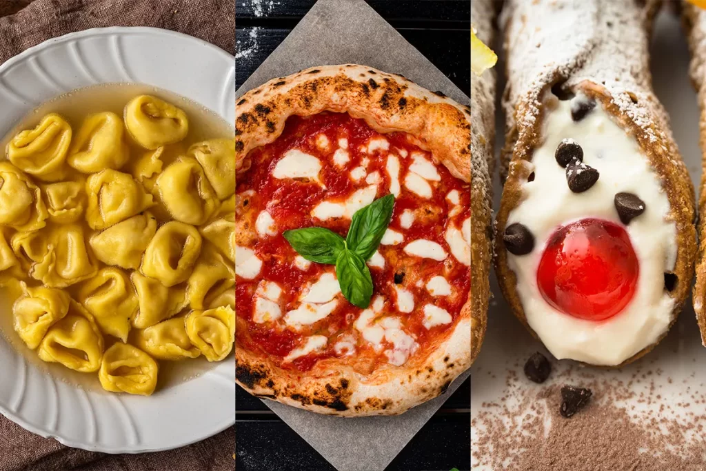 I piatti tipici italiani