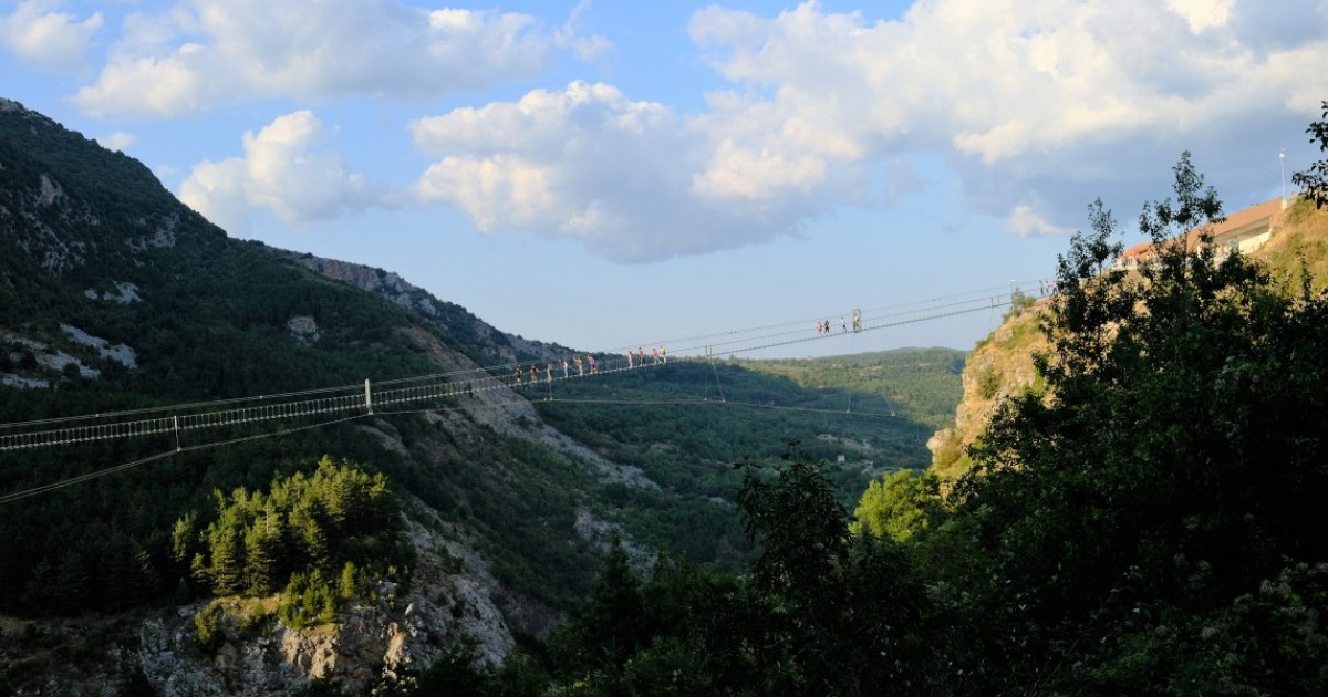 Il ponte più spettacolare d'Italia regala una vista mozzafiato